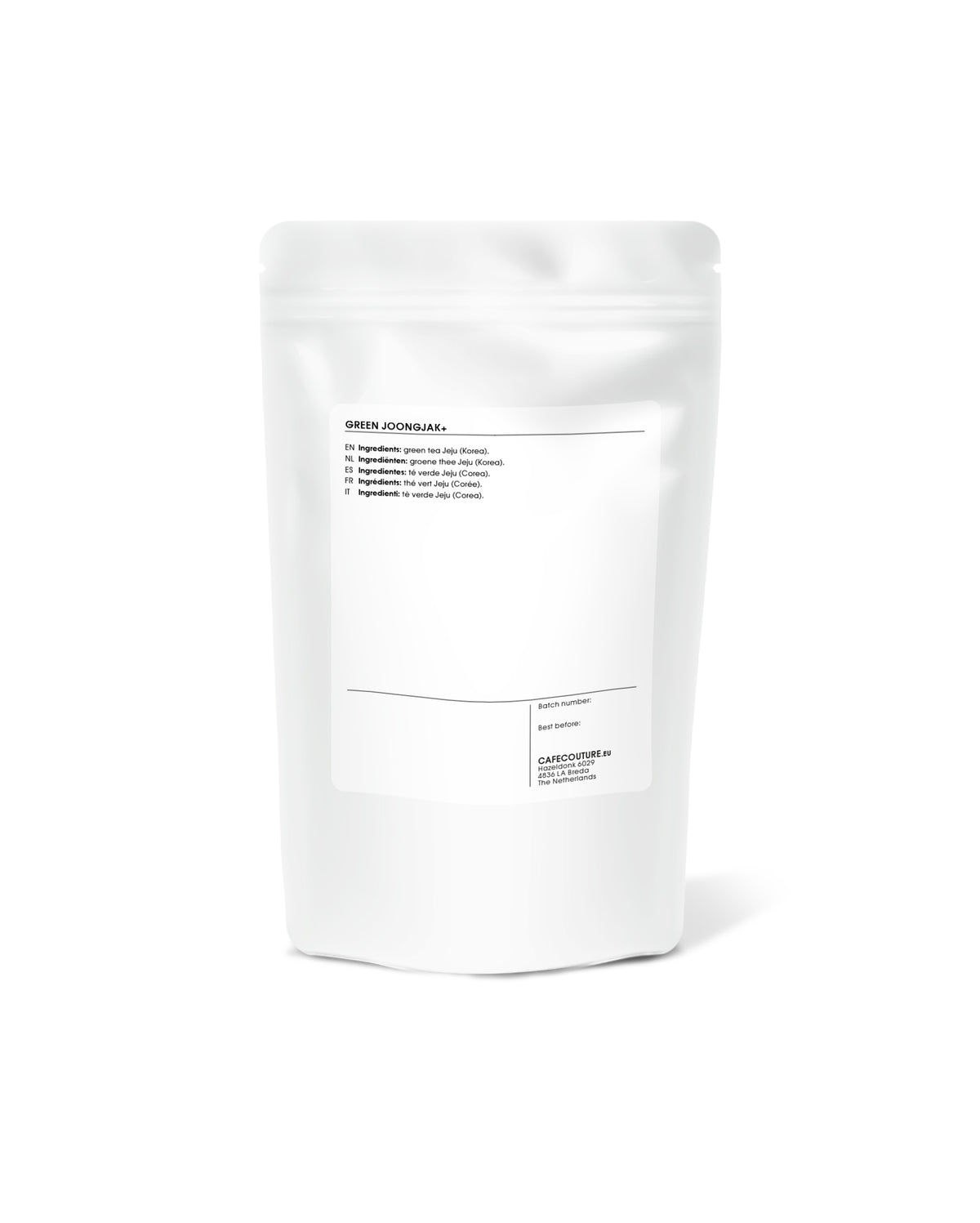 Green tea pyramids refill bags