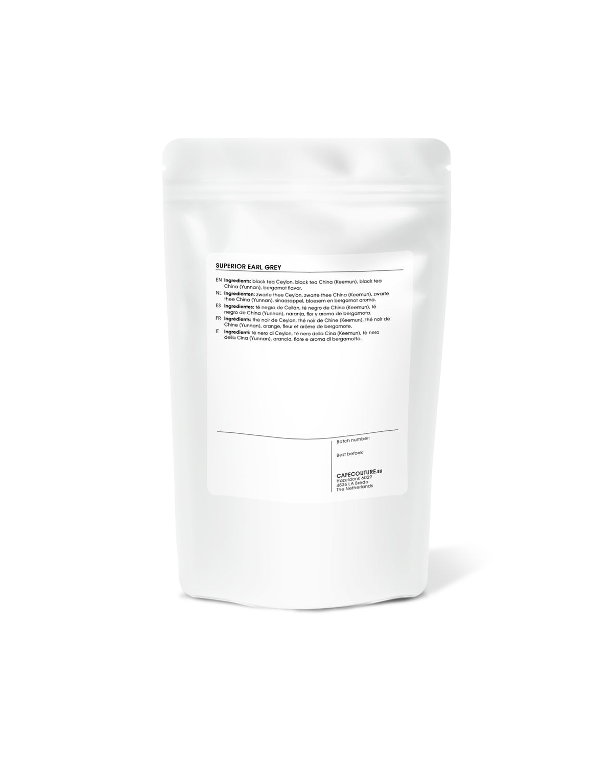 Superior Earl Grey refill zakken