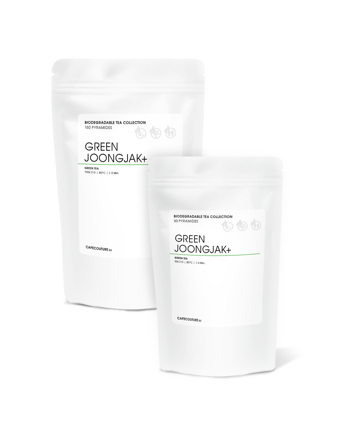 groene thee piramides navulzakken