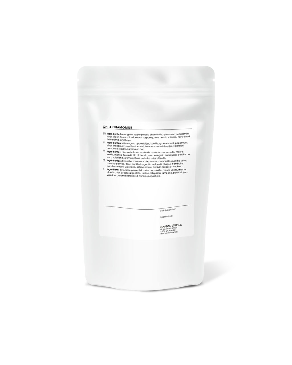 kamille thee infusie refill bags