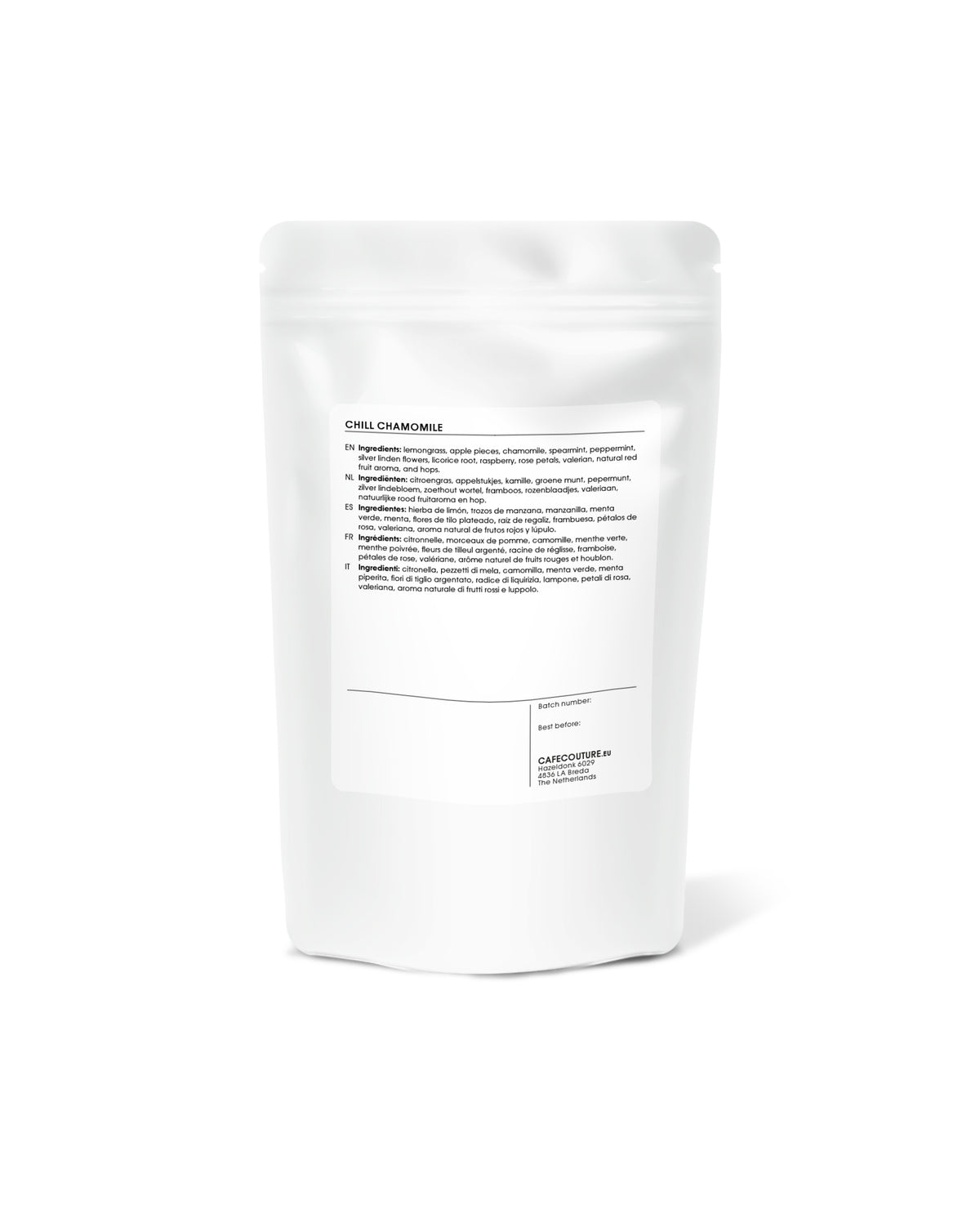 kamille thee infusie refill bags